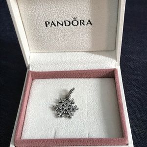 Pandora Shimmering Snowflake Dangle Charm